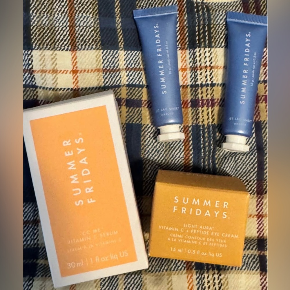 Summer Fridays Peach & Blue Skincare Duo